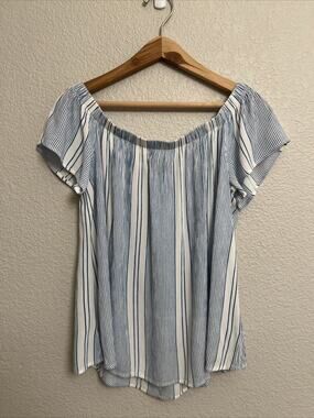 NEW Bobeau Top Coastal Cottage Lagenlook Minimalist Quiet Luxury Flowy Sz S